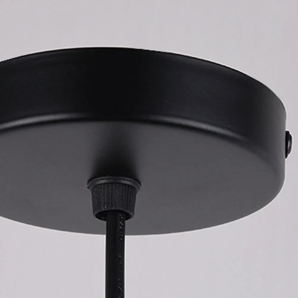 June Globe Glass Pendant Light, Amber/Smoky Grey - Lamp Copper