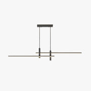 Prym Pendant Light Modern Linear Dining Room - Lamp Copper