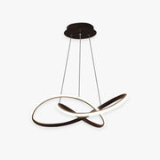 Arisha Modern Led Pendant Light, Black/White, Living Room/Bedroom - Lamp Copper
