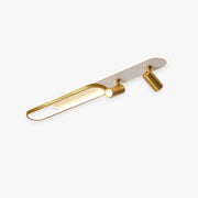 Aim Modern Ceiling Light Spotlight, Black/Gold - Lamp Copper