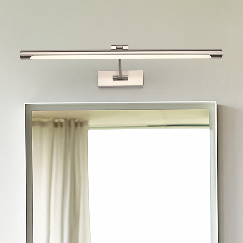 Arisha Modern Linear Metal/Acrylic Wall Lamp, Champagne Gold - Lamp Copper