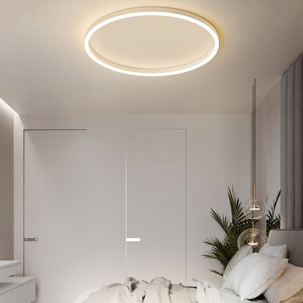 Olen Flush Mount Ceiling Light - Lamp Copper