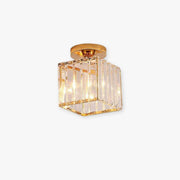 Stonel Modern Metal/Crystal Ceiling Light, 3 Colors - Lamp Copper