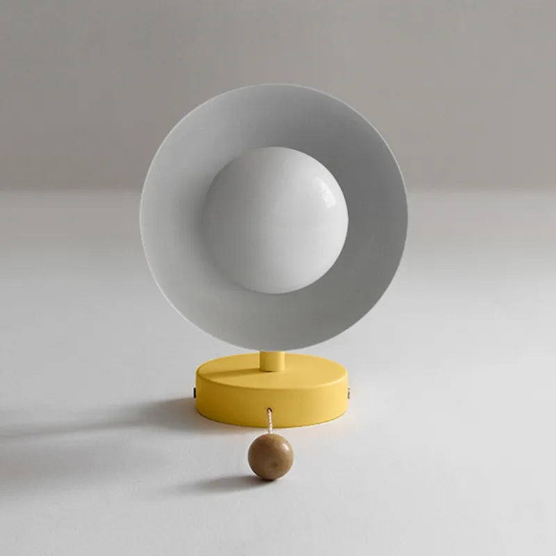 Valentina Modern LED Wall Lamp Metal Glass Bedroom White/Yellow/Pink/Green - Lamp Copper
