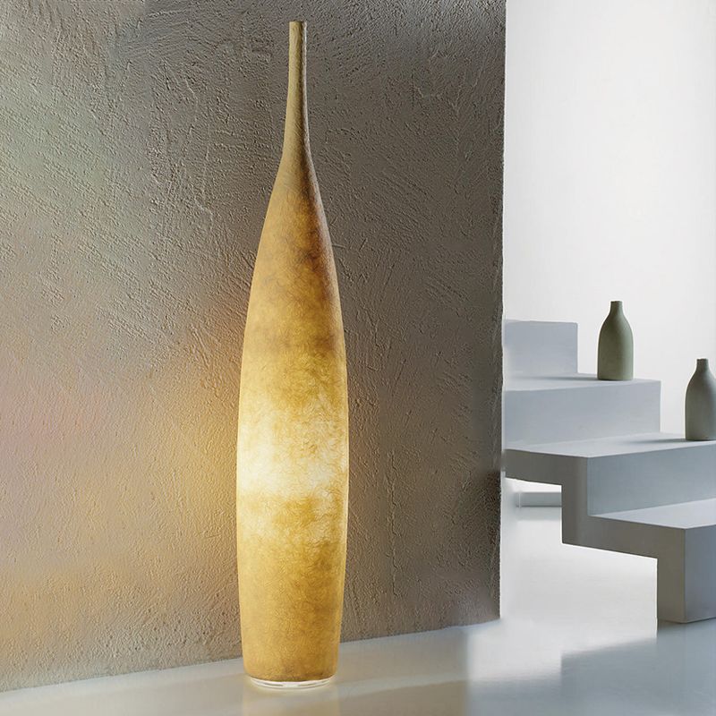Byers Creative Bottle Resin Floor Lamp, Multi Colors, Hotel - Lamp Copper