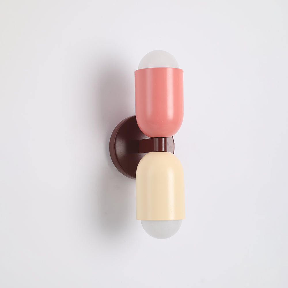 Kira Double-Headed Colorful Wall Lamp - Lamp Copper