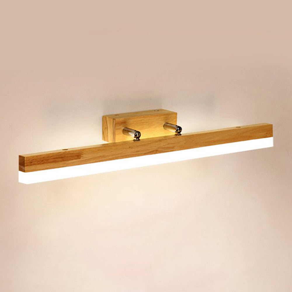 Muto Classic Wood Stretchable Mirror Vanity Bathroom Wall Lamp - Lamp Copper
