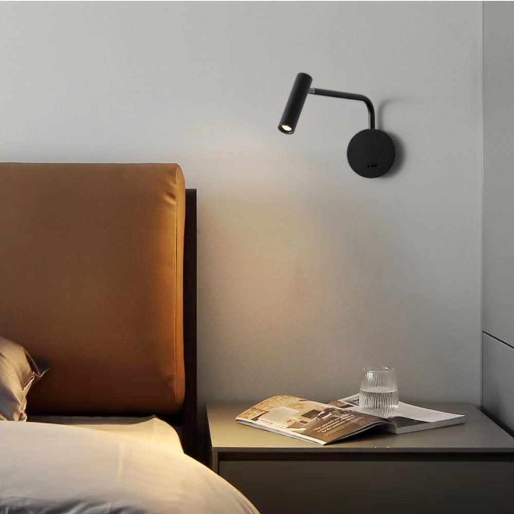 Arisha Wall Lamps Swing Arm Modern, LED Spotlight Corridor - Lamp Copper