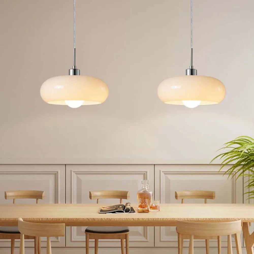 Charlotte Glass Pendant Light - Lamp Copper