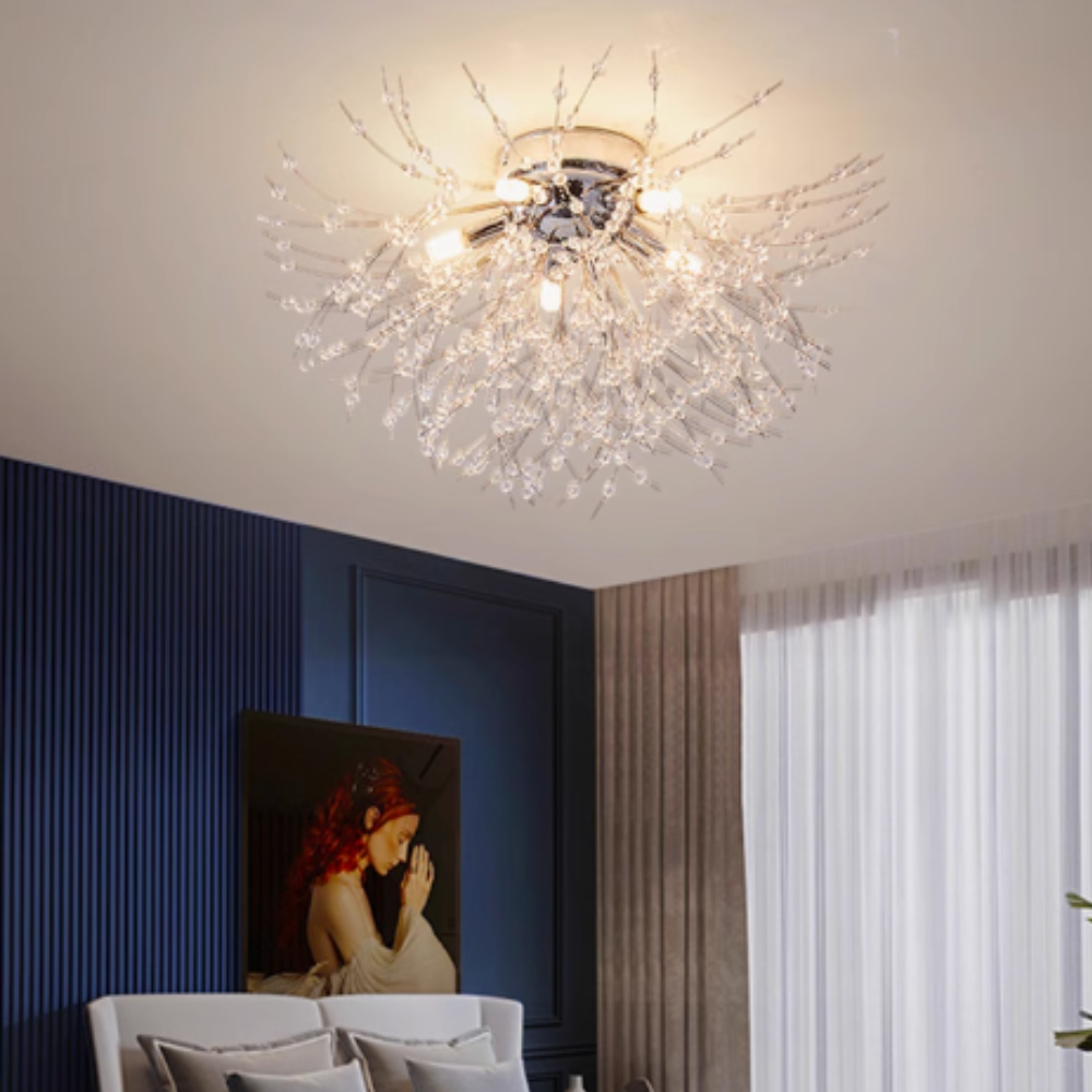 Kalia Vintage Pendant Light Dandelion firework - Lamp Copper
