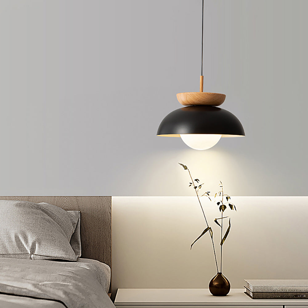 Muto Nordic Pendant Light/Flush Mount Ceiling Light Wood/Metal Black Kitchen Balcony - Lamp Copper