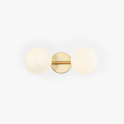 Valentina Modern Dome Metal Bathroom & Vanity Wall Lamps, Multicolor - Lamp Copper