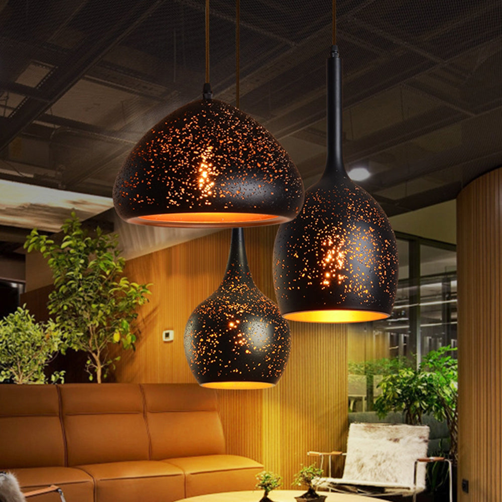 Alessio Geometry Pendant Light, 7 Style - Lamp Copper