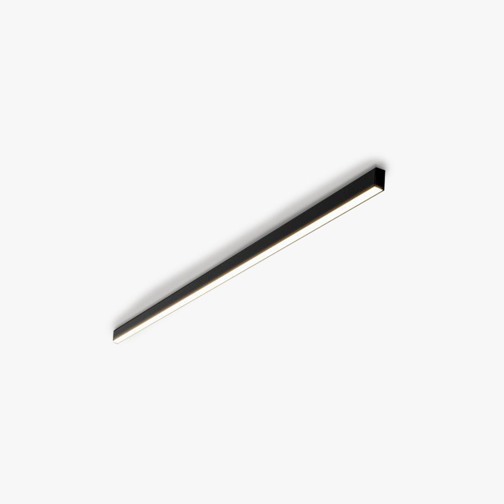 Solin Linear Black Ceiling Light/Wall Light - Lamp Copper