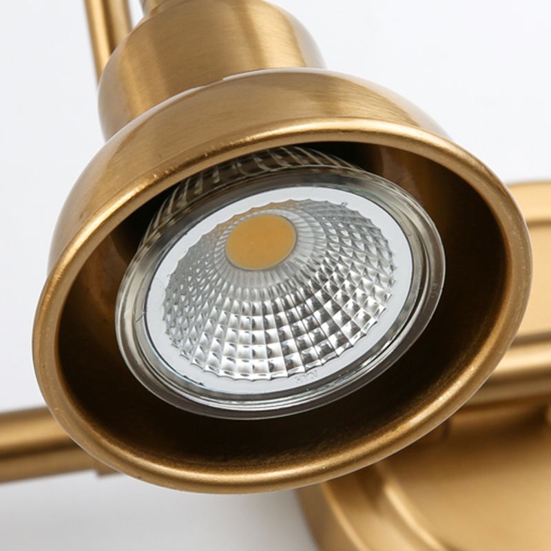 Tiffany Vintage Round Arc Vanity Wall Lamp, Gold, Bedroom - Lamp Copper