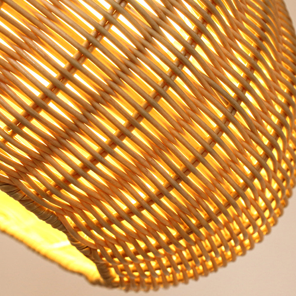 Ray Modern Lantern Pendant Light, Metal/Acrylic, Beige/Coffee - Lamp Copper
