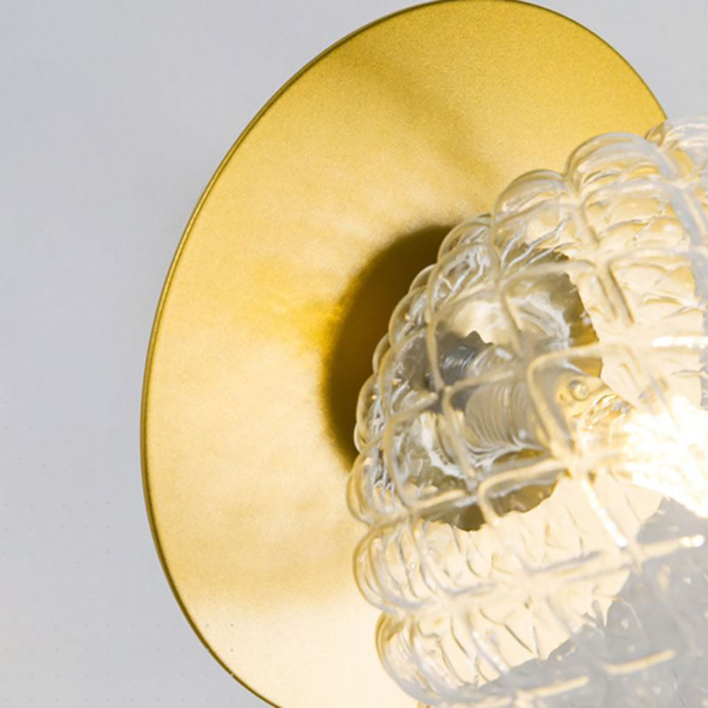 Melo Wall Lamp Chic Sphere Glass - Lamp Copper