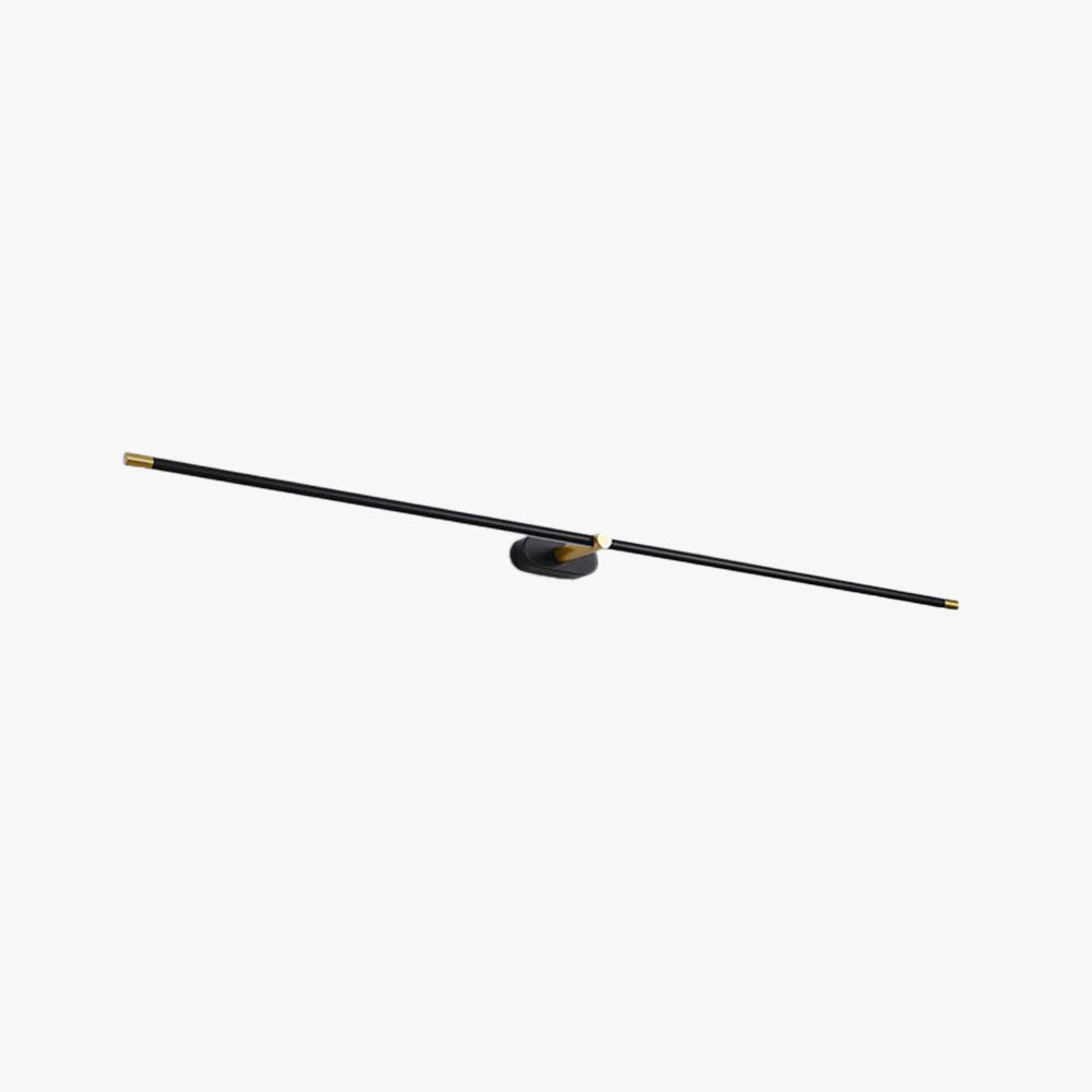 Ivox Minimalist Linear Wall Lamp Gold&Black - Lamp Copper