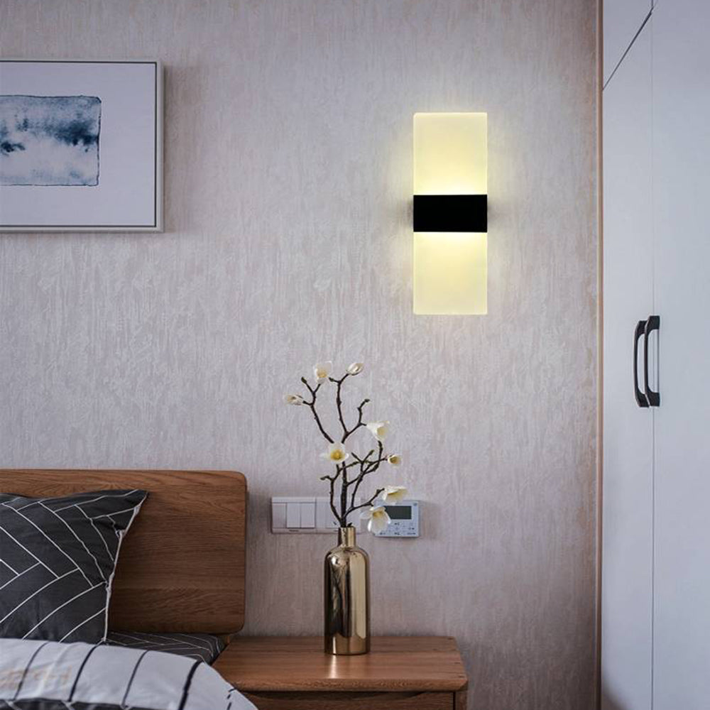 Arisha Rectangular Wall Lamp, 3 Colour - Lamp Copper