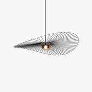 Zenro Modern Flower Fabric Pendant Light 4 Color, Black/White/Gold/Brown - Lamp Copper
