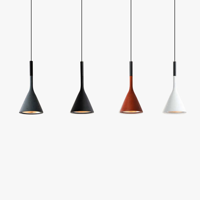 Valentina Modern Pendant Light, Triangle - Lamp Copper