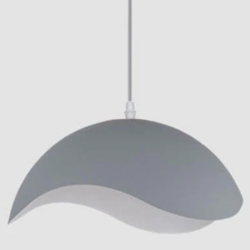 Valentina Colorful Shade Single Pendant Lights, Wood & Metal - Lamp Copper