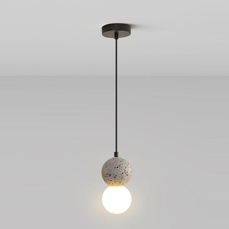 Kessie Pendant Light Travertine - Lamp Copper