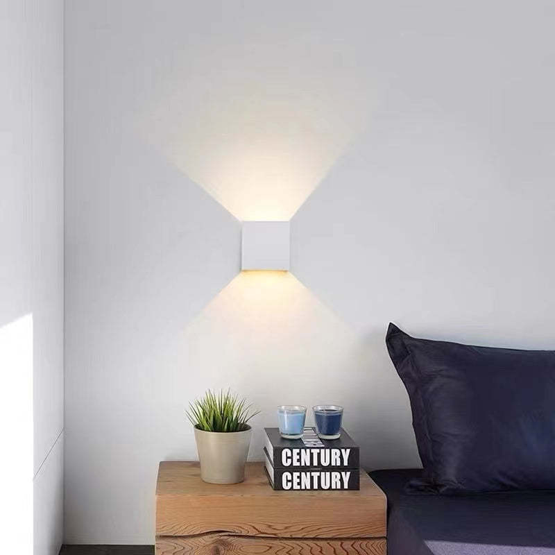 Nexu Modern Adjustable Square Outdoor Wall Lamp LED - Lamp Copper