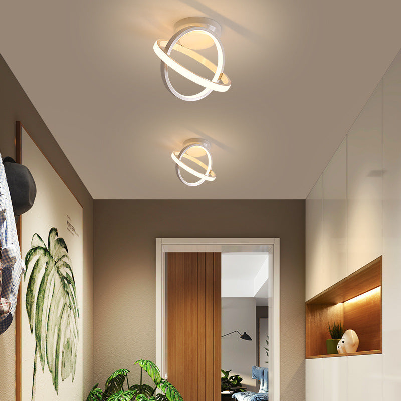 Arisha Modern Globe Ceiling Lamp LED Corridor Decorative Lamp - Lamp Copper