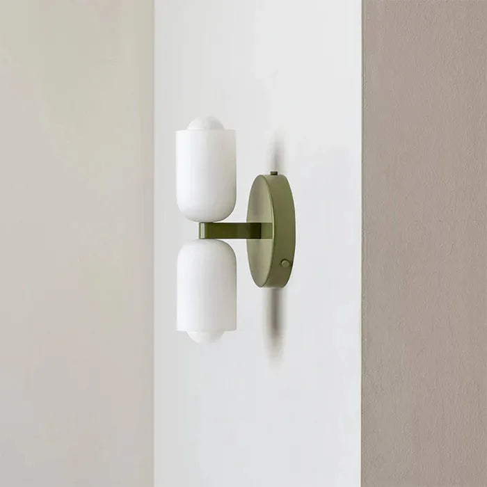 Valentina Modern LED Indoor Wall Lamp Gold Black Living Room Bedroom - Lamp Copper
