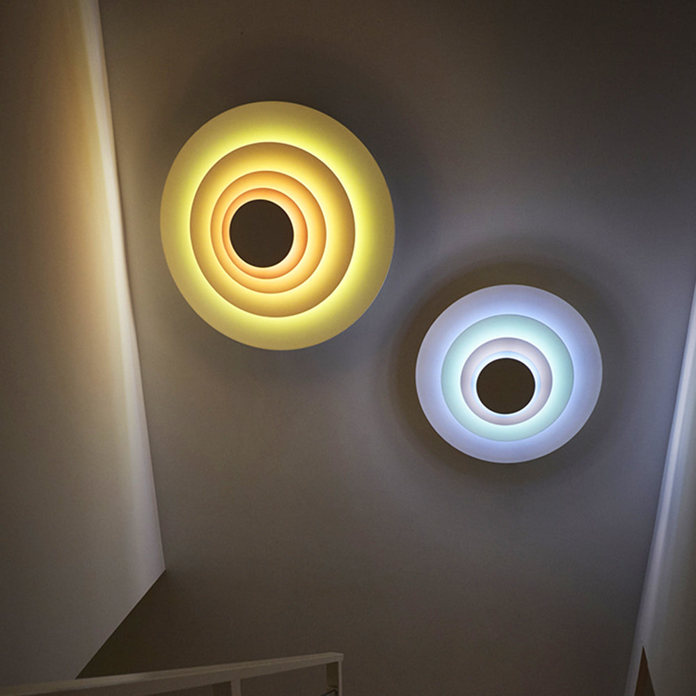 Aria Circular 3-in-1 Colorful LED Wall Lamp - Lamp Copper