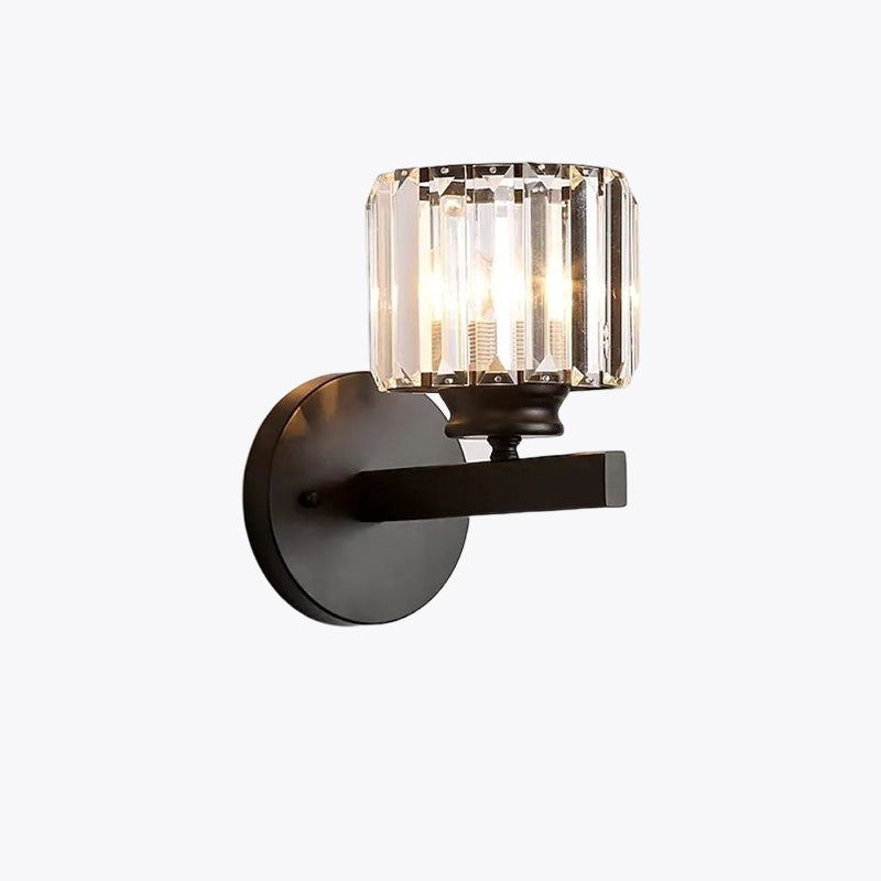Arisha Modern LED Crystal Wall Lamp Square, Round - Lamp Copper