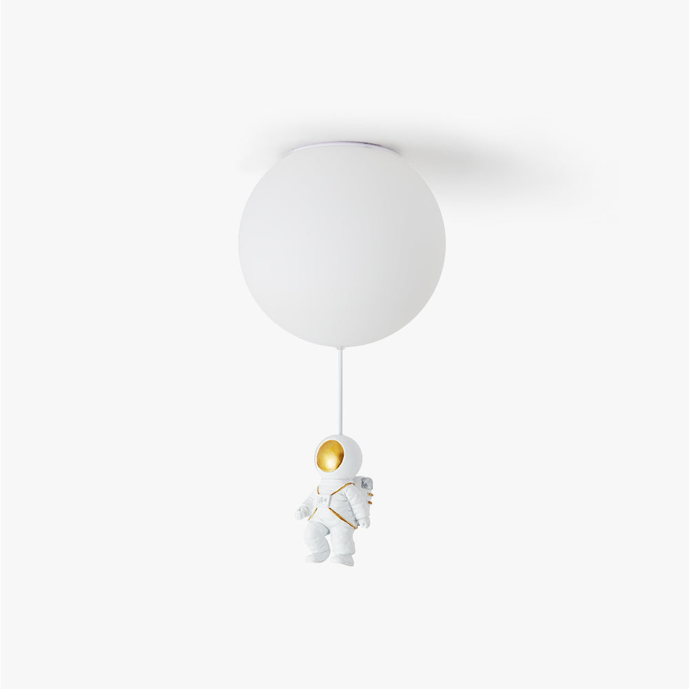 Aria Astronaut Balloon Flush Mount Ceiling Light, L 20/25/30/35cm - Lamp Copper