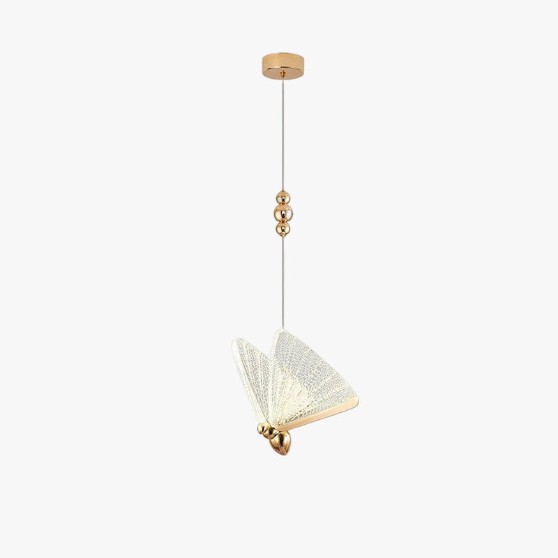 Arisha Art Deco Butterfly Pendant Light, 2 Color - Lamp Copper