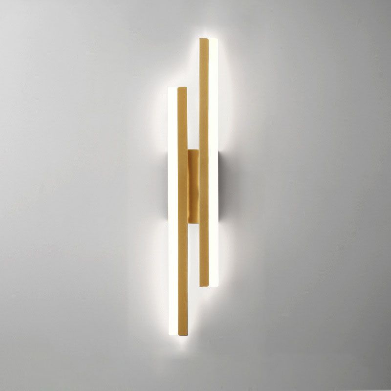 Cyral Minimalist Geometric Wall Lamp, Black/White - Lamp Copper