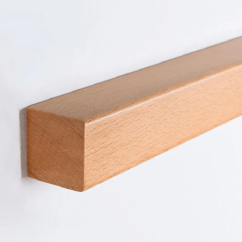Muto Linear Mirror Wooden Front Vanity Wall Lamp - Lamp Copper
