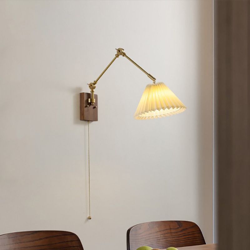 Muto Wall Lamp Modern, Folding Adjustable Metal, Study Room - Lamp Copper