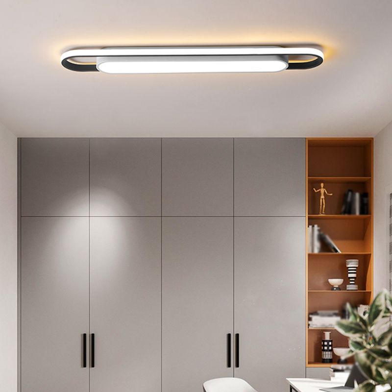 Arisha Modern Dou-Layer Flush Mount LED Ceiling Light - Lamp Copper