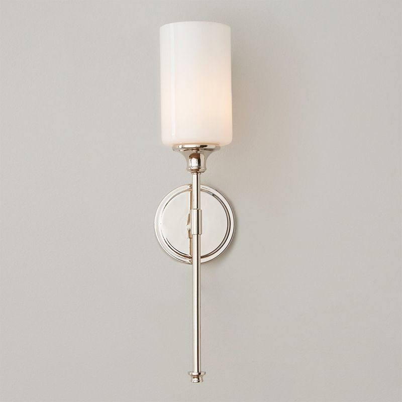 Arisha Milky Glass Mirror Front Vanity Wall Lamp, 2 Colour - Lamp Copper