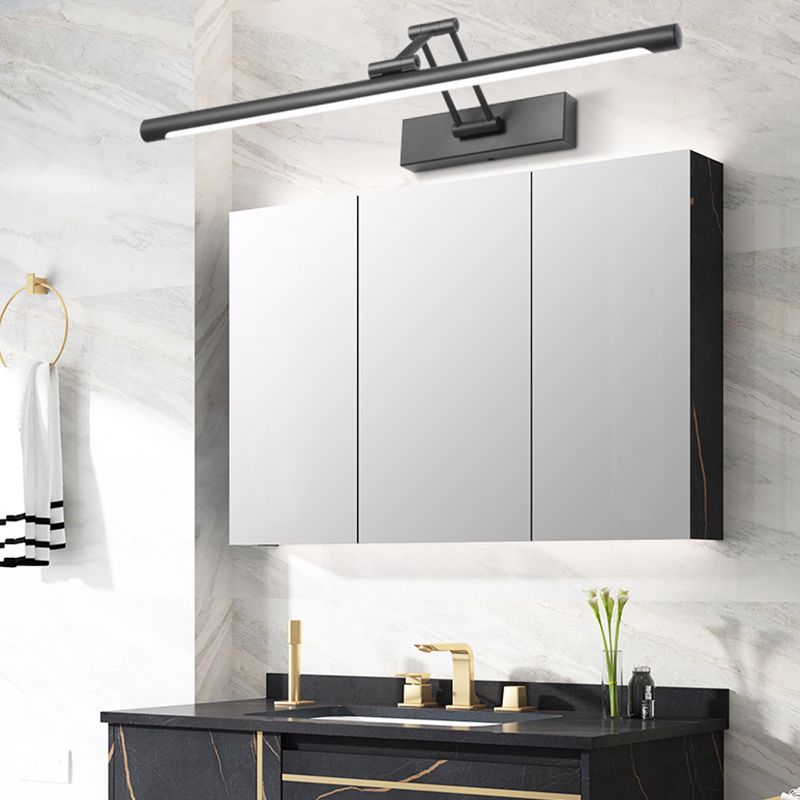 Volo Modern Linear Mirror Front Vanity Metal LED Wall Lamp - Lamp Copper