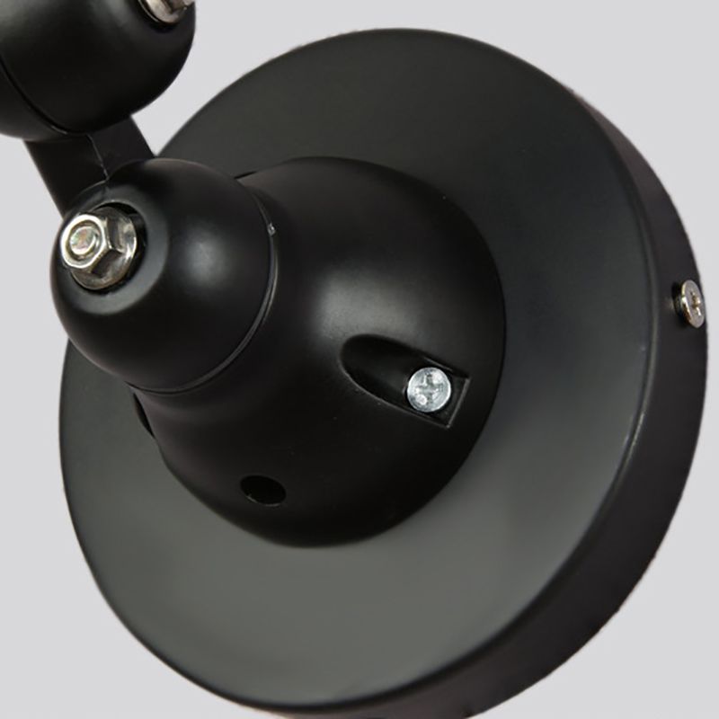 Epoch Wall Lamp Dome Modern, Metal Arm Adjustable, Black/White, Bedroom - Lamp Copper