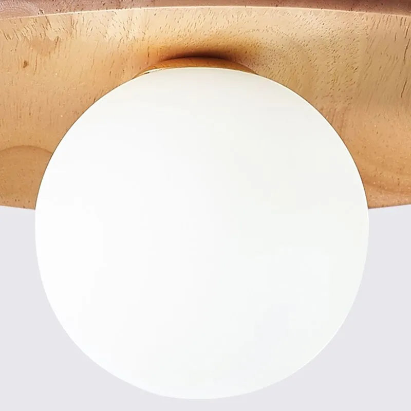 Oaki Flush Mount Ceiling Light - Lamp Copper