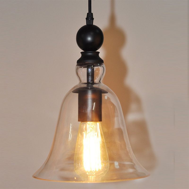 Arisha Vintage Industrial Bell Pendant Light - Lamp Copper