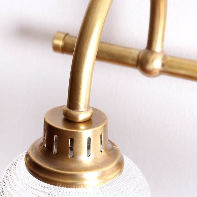 Arisha Prismatic Glass Vanity Wall Lamp - Lamp Copper
