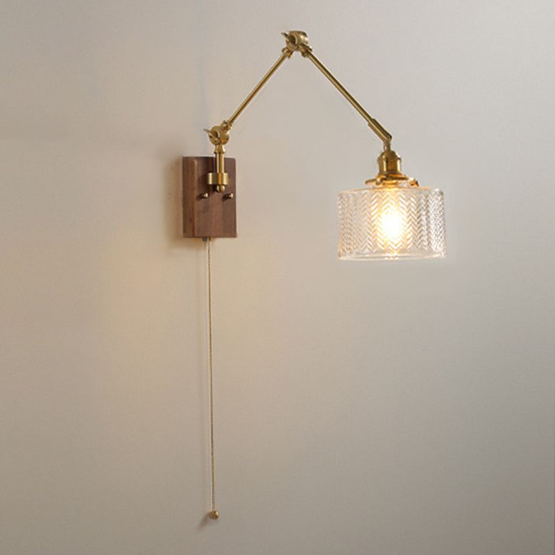 Muto Wall Lamp Modern, Folding Adjustable Metal, Study Room - Lamp Copper