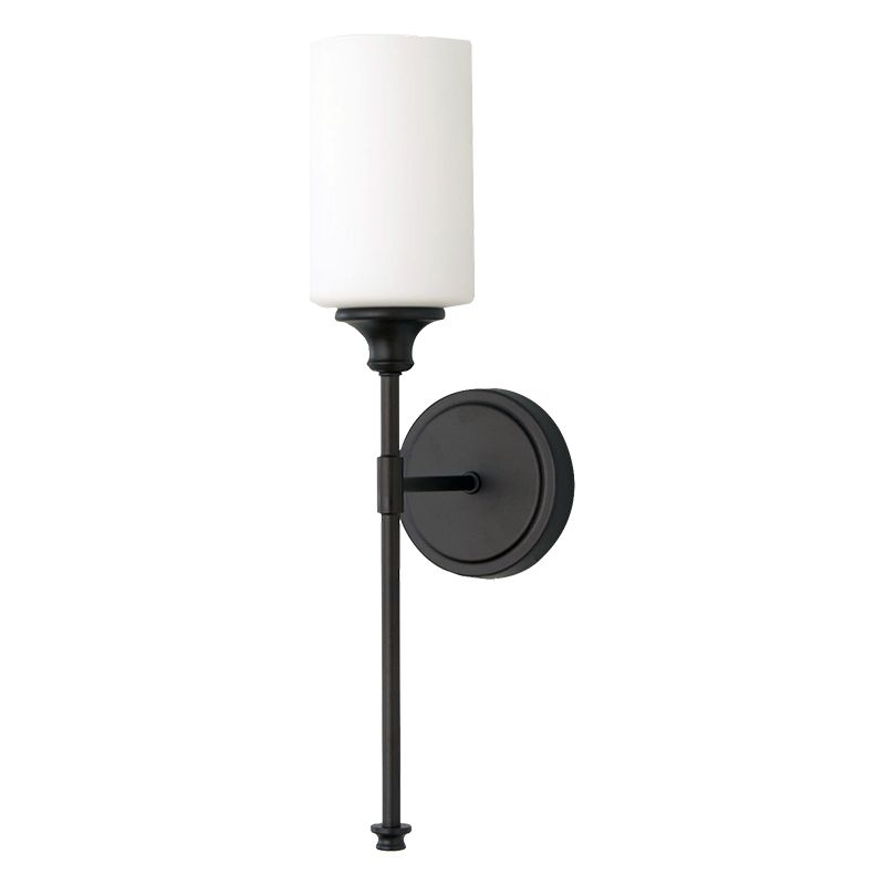 Tiffany Nordic Vanity Metal Glass Minimalism Wall Lamp, Black/Silver - Lamp Copper