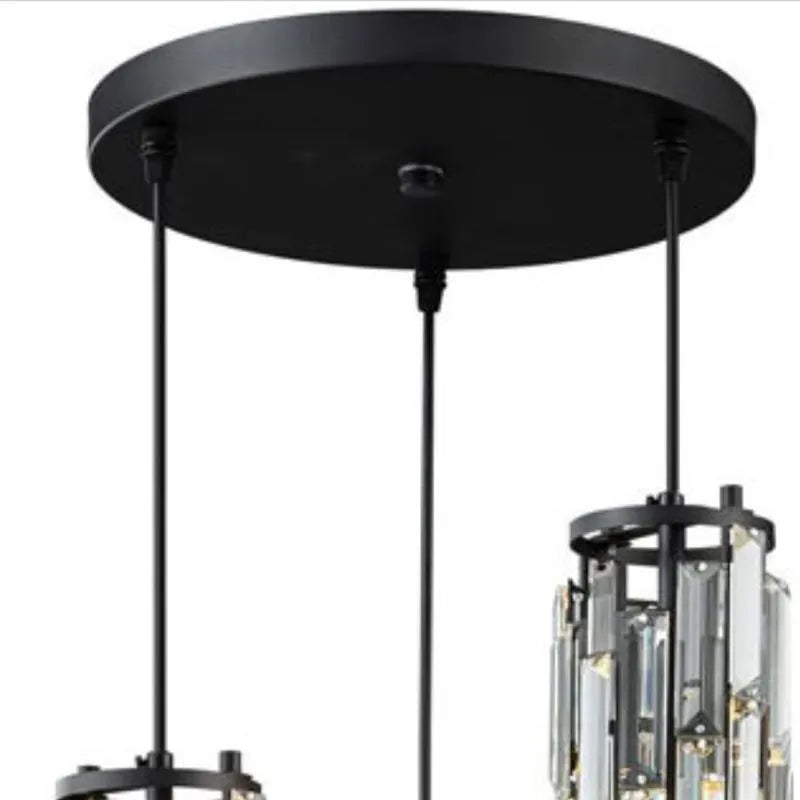 Kristy Cluster Pendant Light, Black & Gold - Lamp Copper