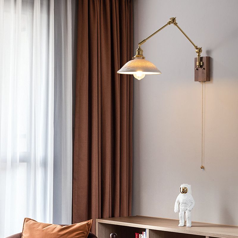 Muto Wall Lamp Modern, Folding Adjustable Metal, Study Room - Lamp Copper