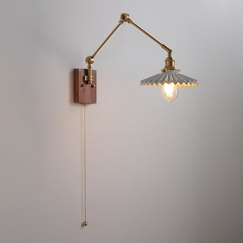 Muto Wall Lamp Modern, Folding Adjustable Metal, Study Room - Lamp Copper