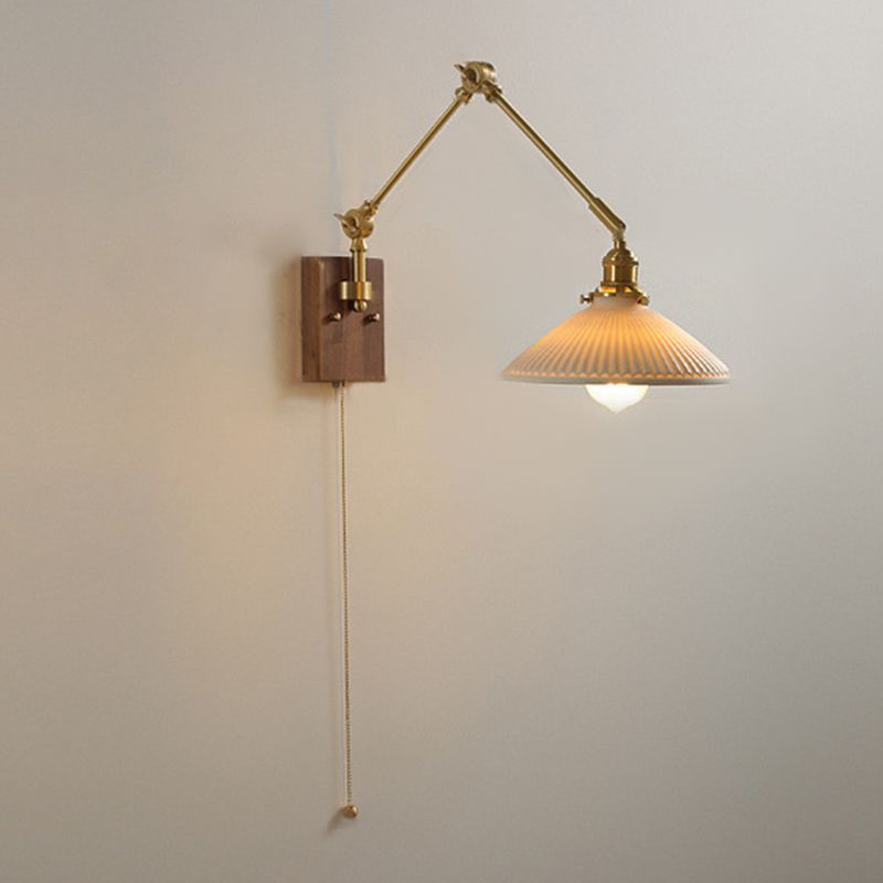 Muto Wall Lamp Modern, Folding Adjustable Metal, Study Room - Lamp Copper